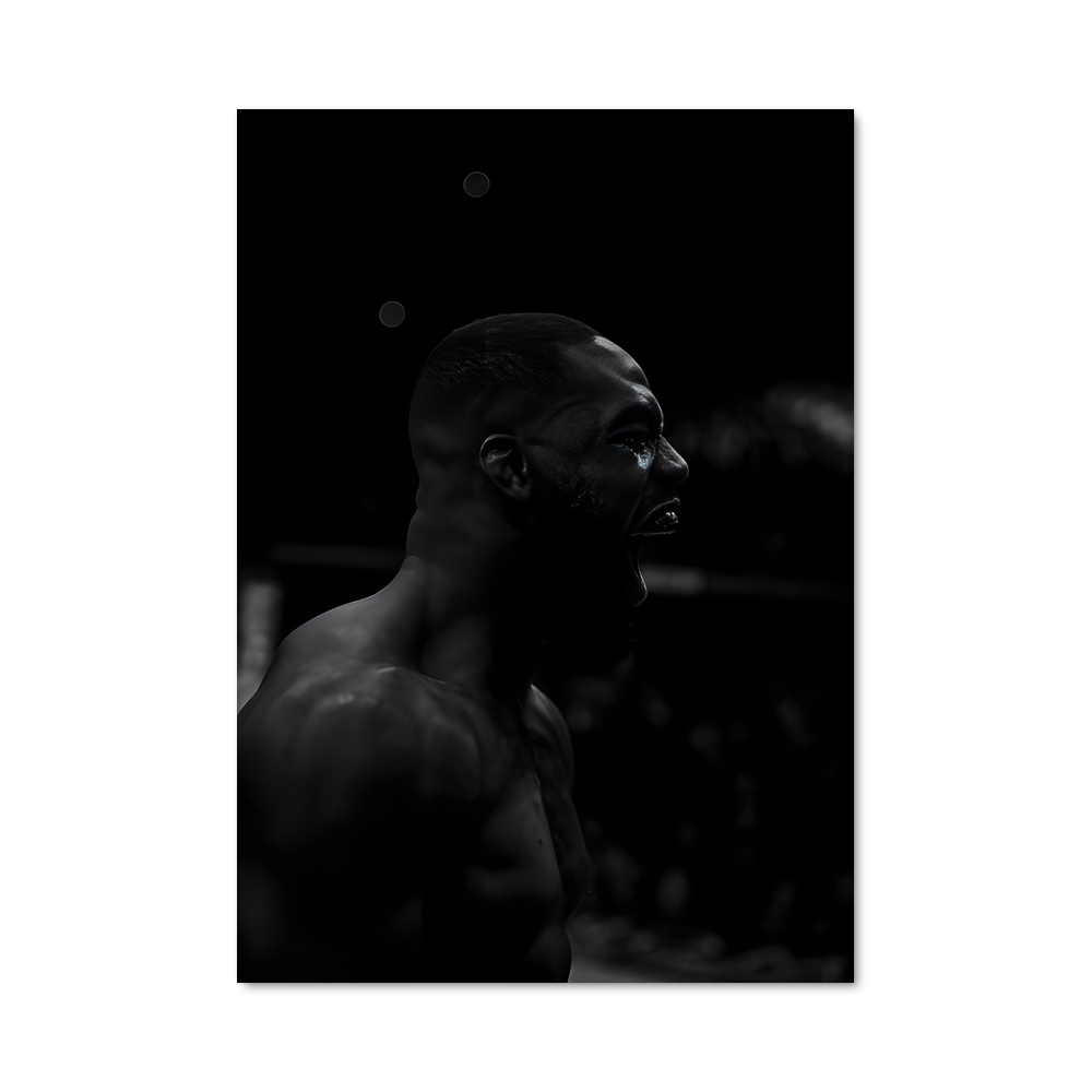 Poster Jon jones entretenue – affiche MMA